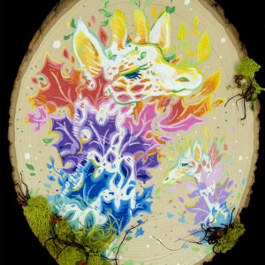 Regrowth - Original Art/acrylic on wood