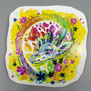 6 Designs - Vinyl Watercolor Sticker Series 2023