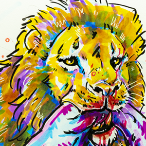 zFit for a King - Original Marker art 11x15