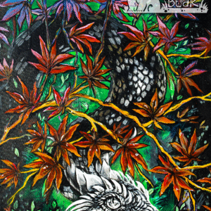 Through the Leaves - Original Art acrylic on canvas